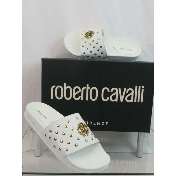 Roberto Cavalli | Shoes | Roberto Cavalli White Leather 